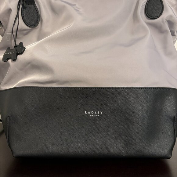 Radley London Dane Park Gray Black Medium Nylon Tote - Picture 2 of 10